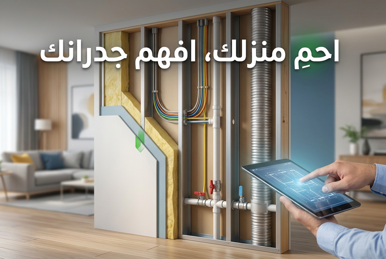 جدران منزلك تخفي أنظمة حيوية يجب أن تعرفها لتجنب الكوارث