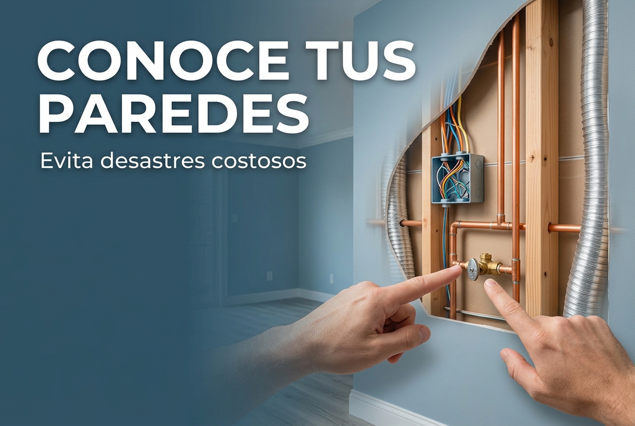 Tus paredes esconden sistemas críticos que debes conocer para evitar desastres
