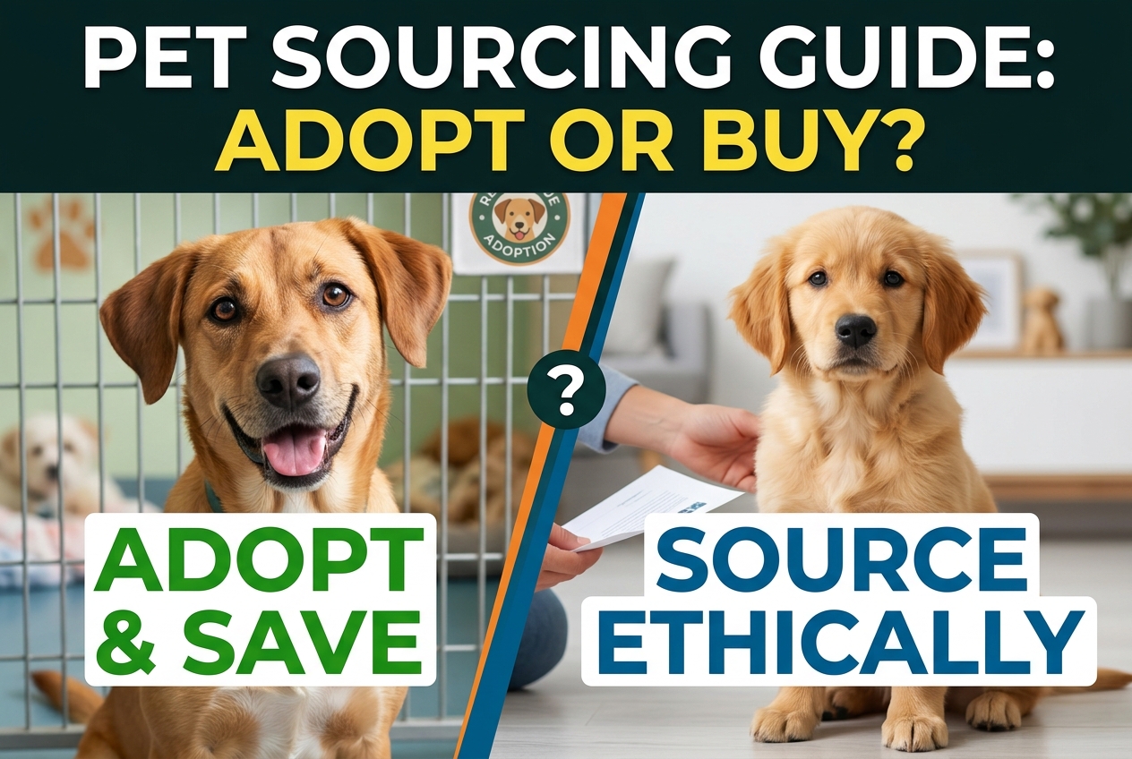Adopt or Buy? Where Your Pet Comes From Matters