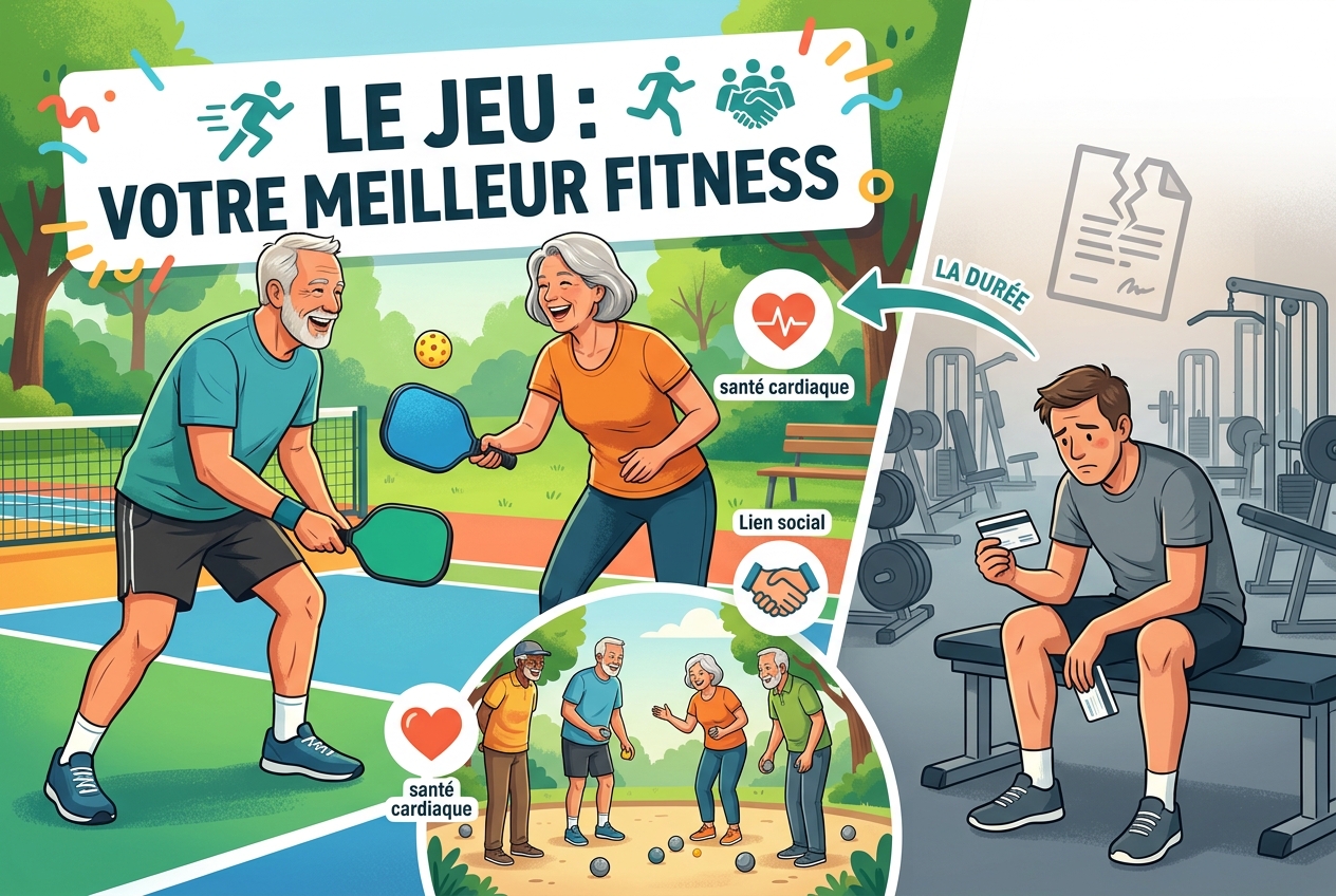 Les jeux, pas les séances de gym, sont le meilleur plan de fitness à vie