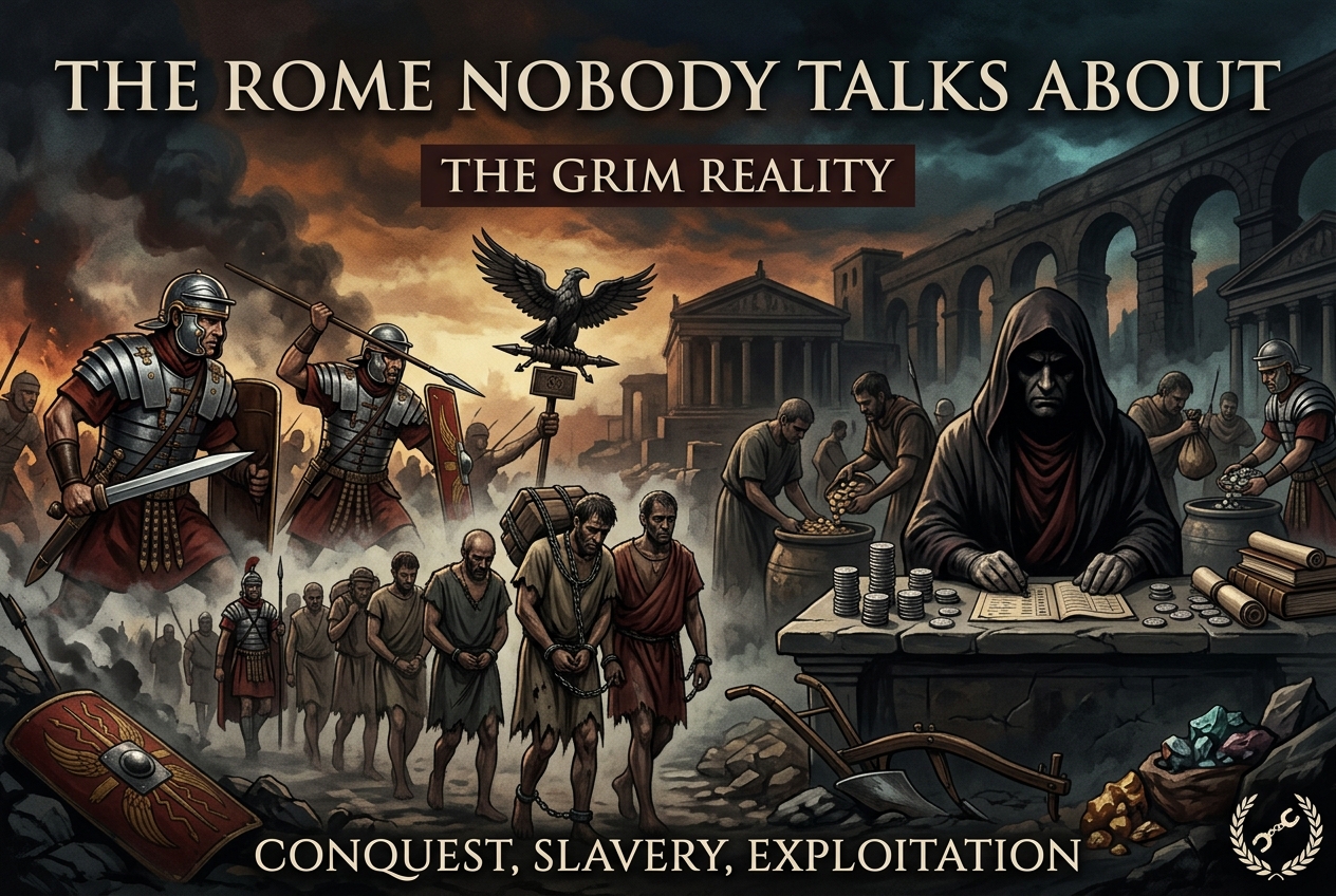 The Roman Empire Thrived on Brutal Conquest, Slavery, and Exploitation