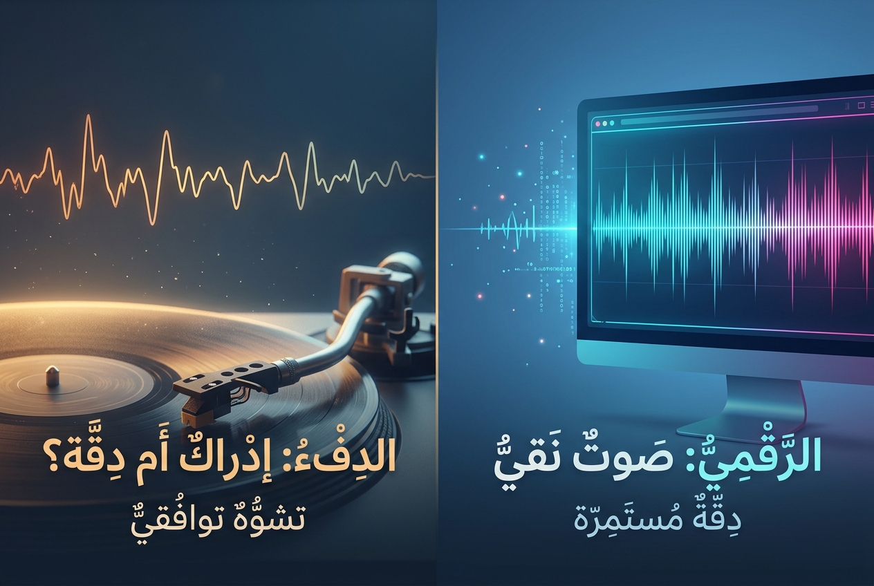 الدفء التناظري هو في الغالب إدراك، وليس جودة صوت متفوقة