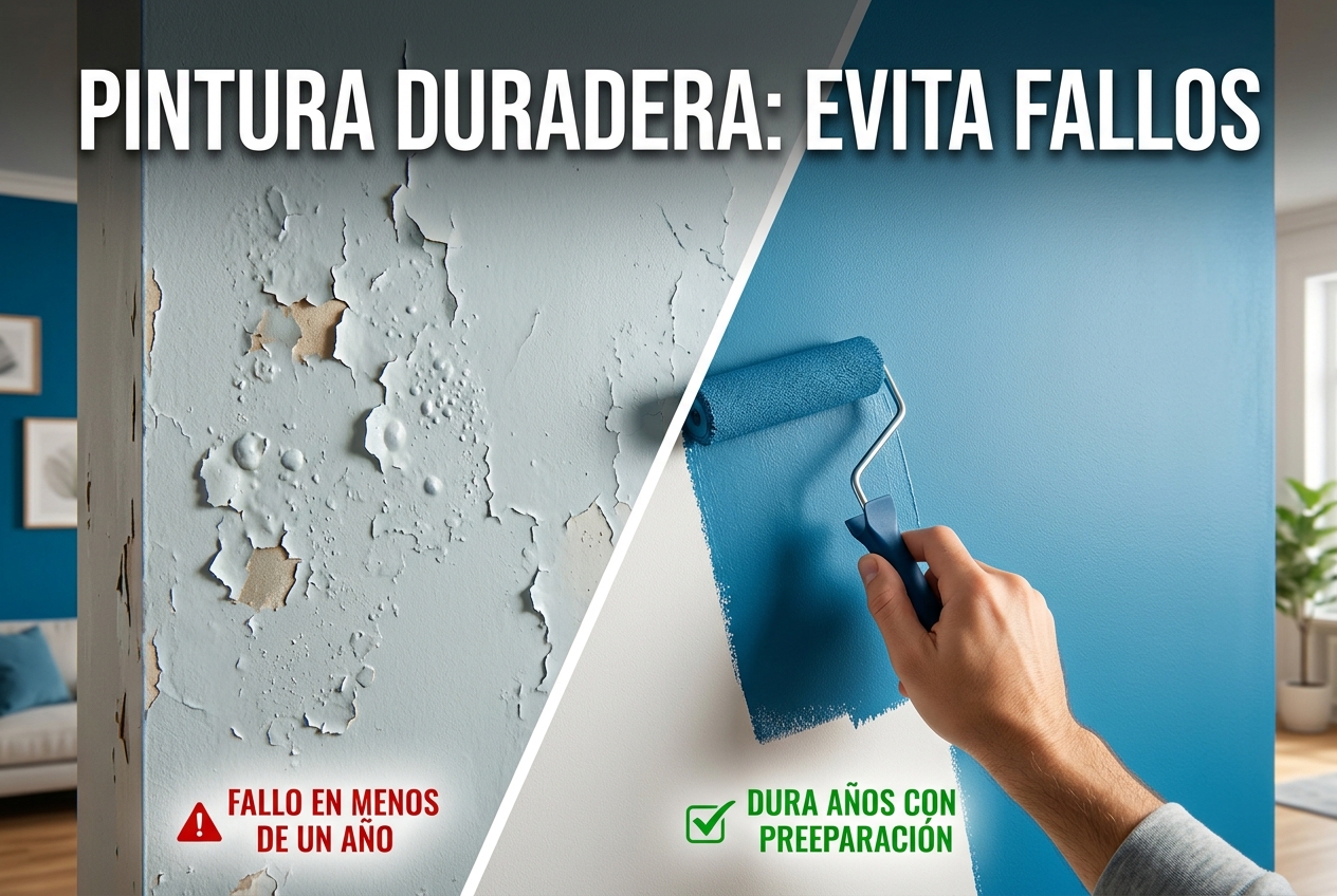Saltar la preparación y tu trabajo de pintura falla en menos de un año
