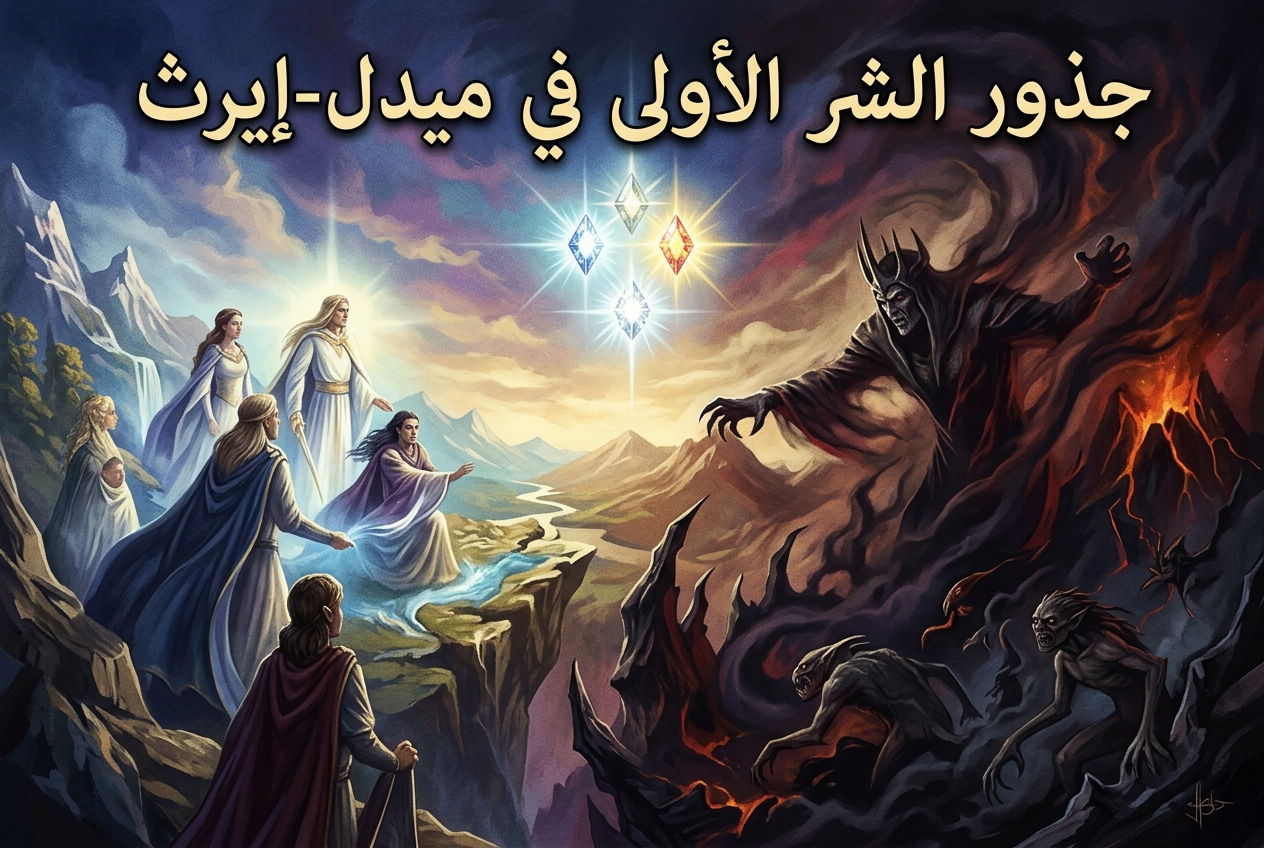 كيف استقر الشر لأول مرة في الأرض الوسطى