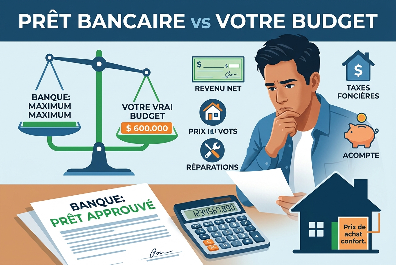 Pourquoi le prêt hypothécaire approuvé par la banque n’est pas ce que vous pouvez réellement vous permettre