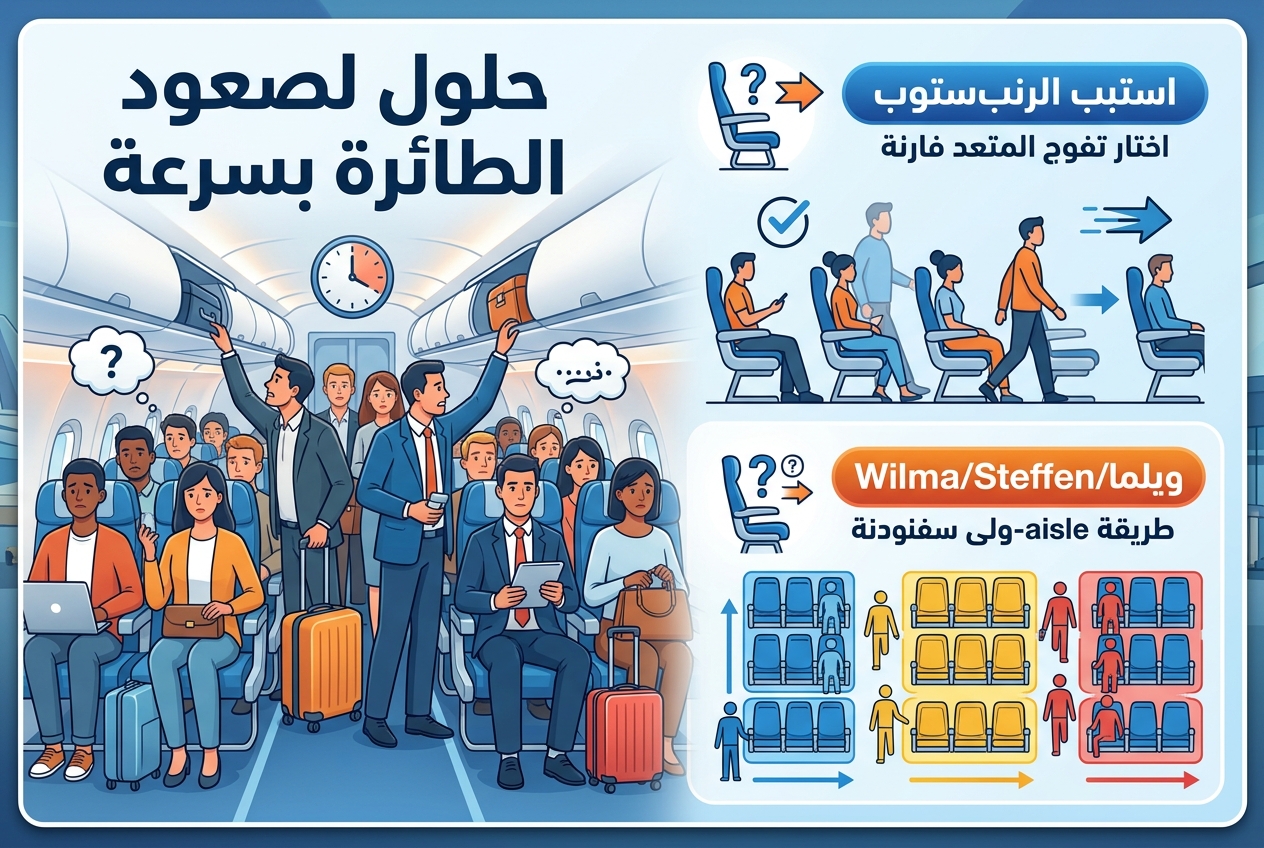 Why Airplane Boarding Drags, and Two Ways to Fix It