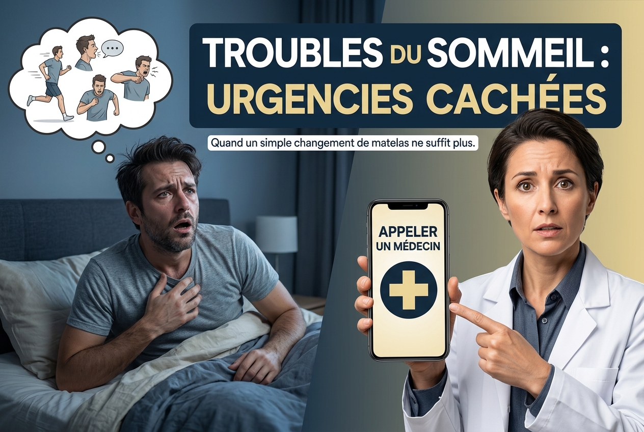 Certains troubles du sommeil sont des urgences médicales déguisées