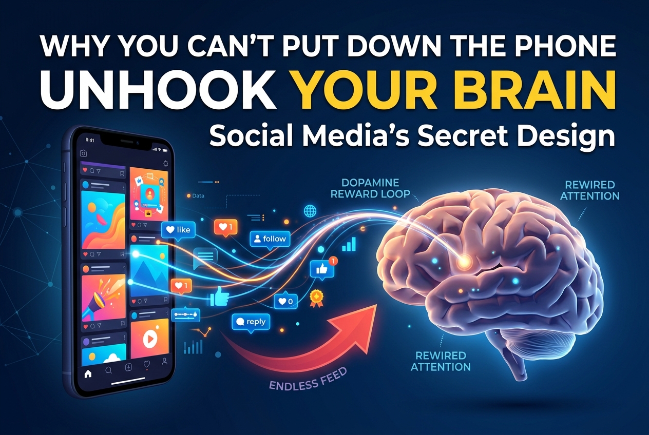 Social Media Tricks Your Brain to Keep You Hooked and Distracted