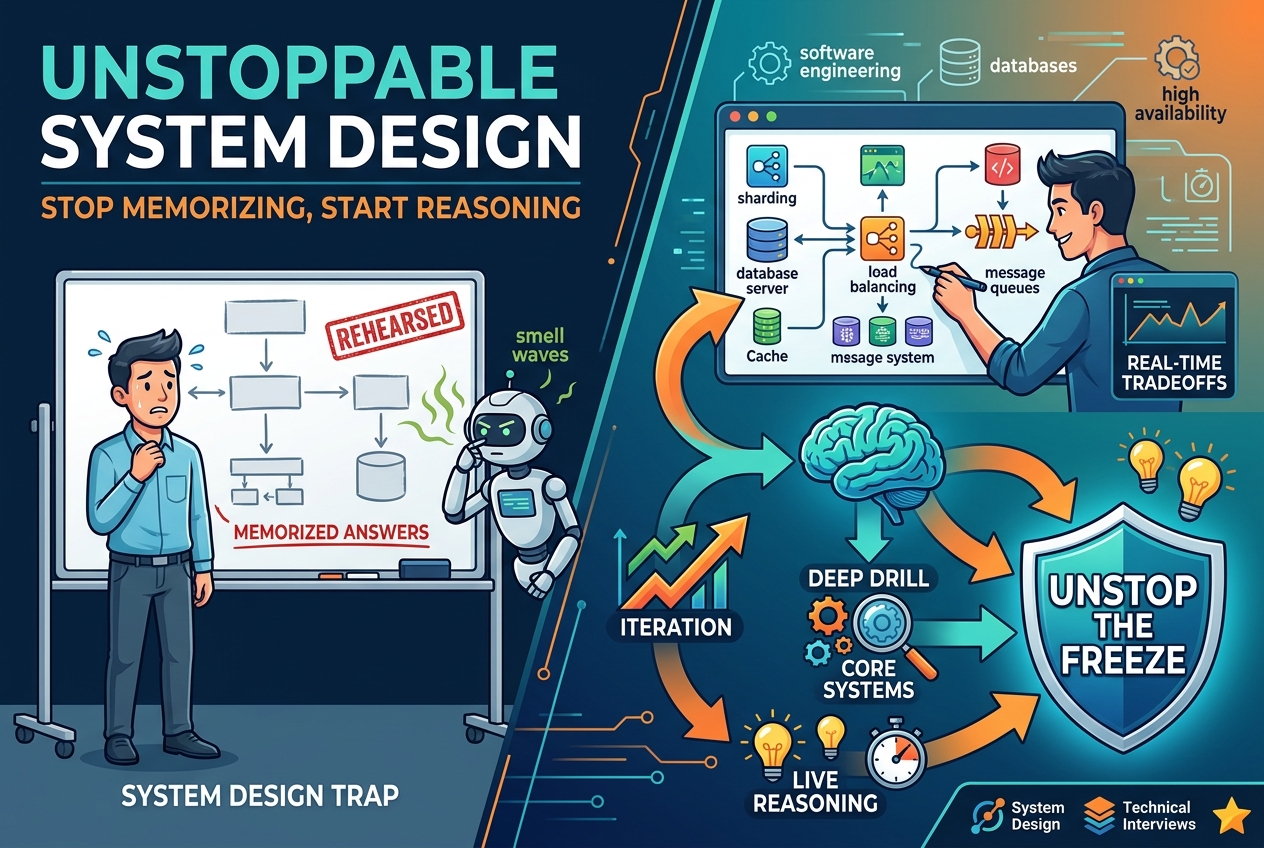 Memorized Answers Fail the System Design Interview