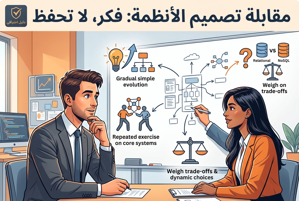 الإجابات المحفوظة تفشل في مقابلة تصميم الأنظمة