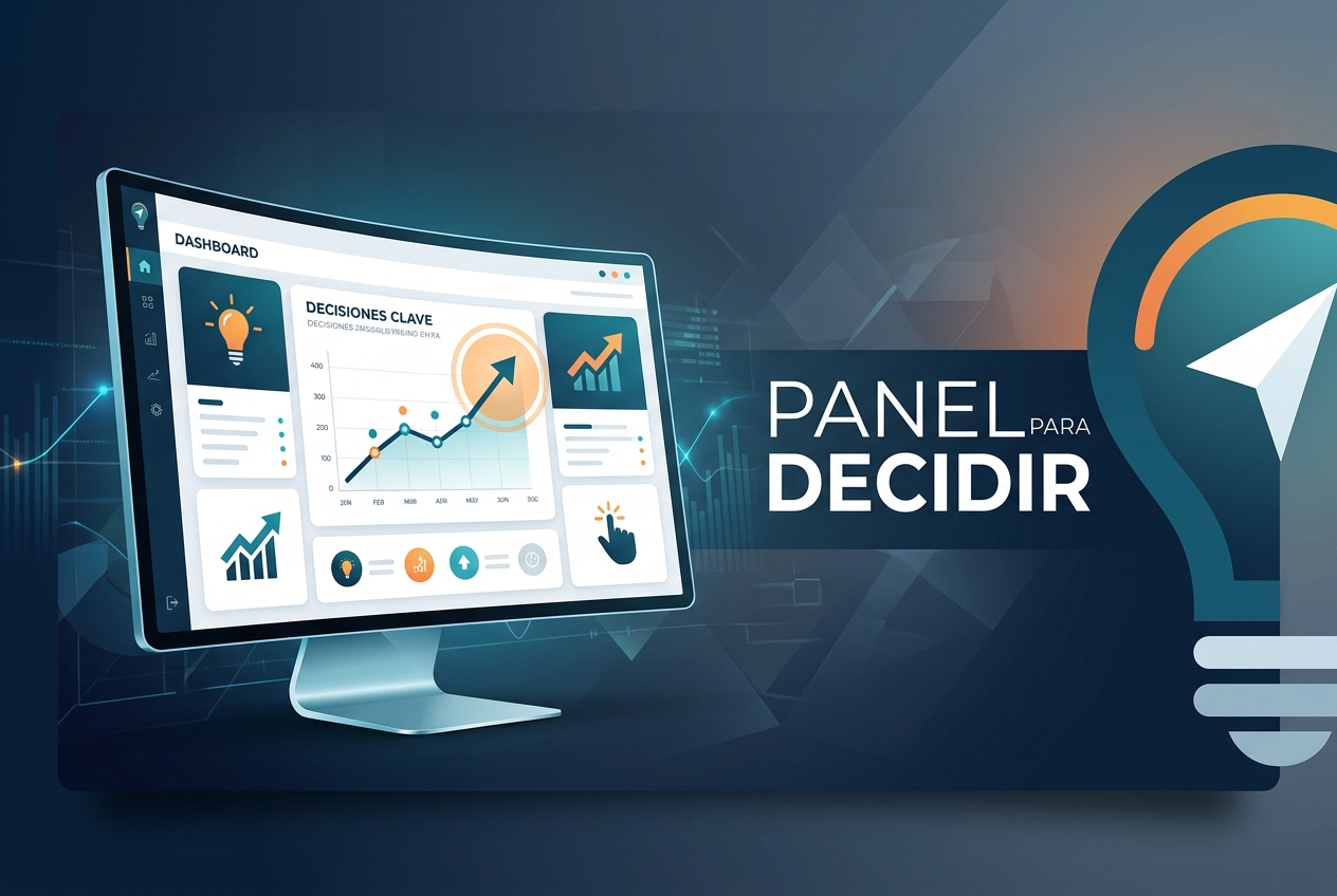 La mayoría de los paneles decoran. El tuyo debería decidir