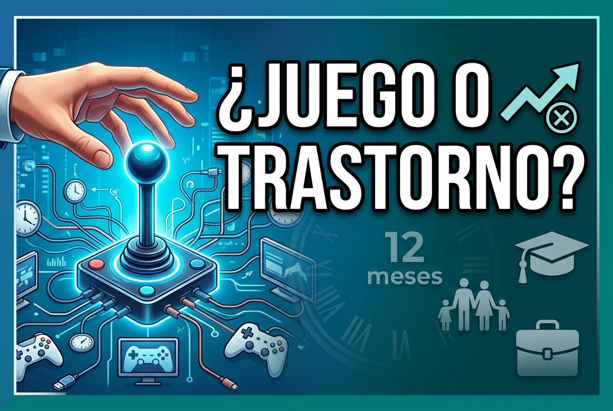 ¿Cuándo cruza el juego la línea hacia un trastorno real?