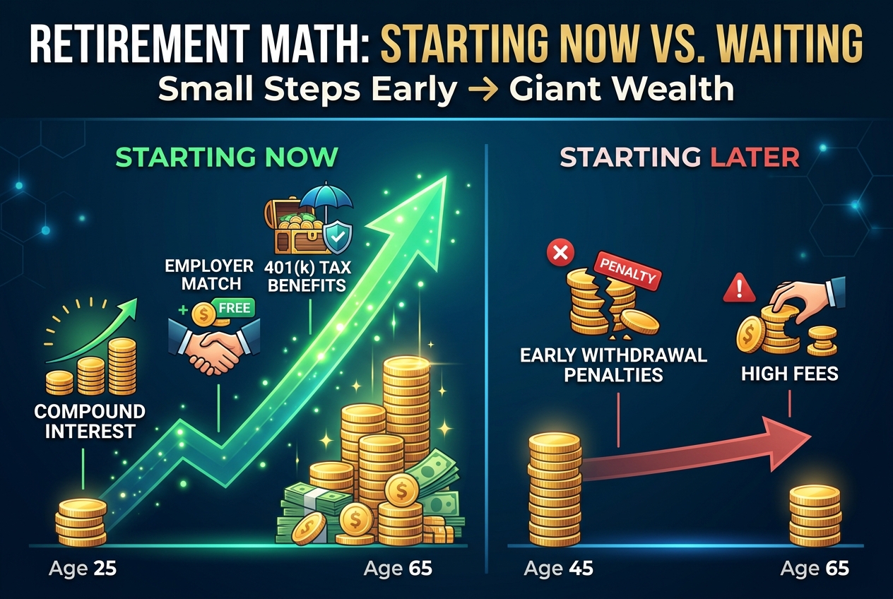 The Retirement Math That Rewards Starting Now