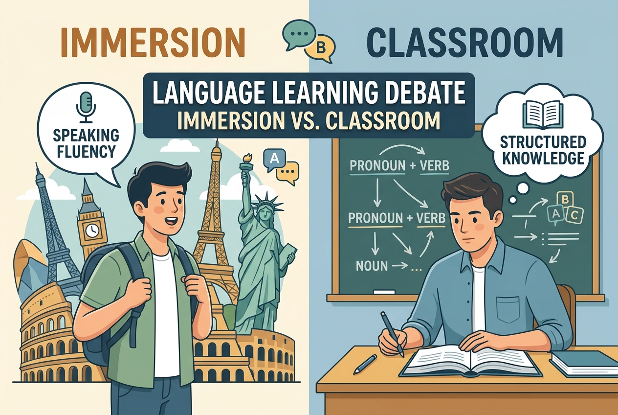 Does Moving Abroad Really Beat the Classroom for Languages?