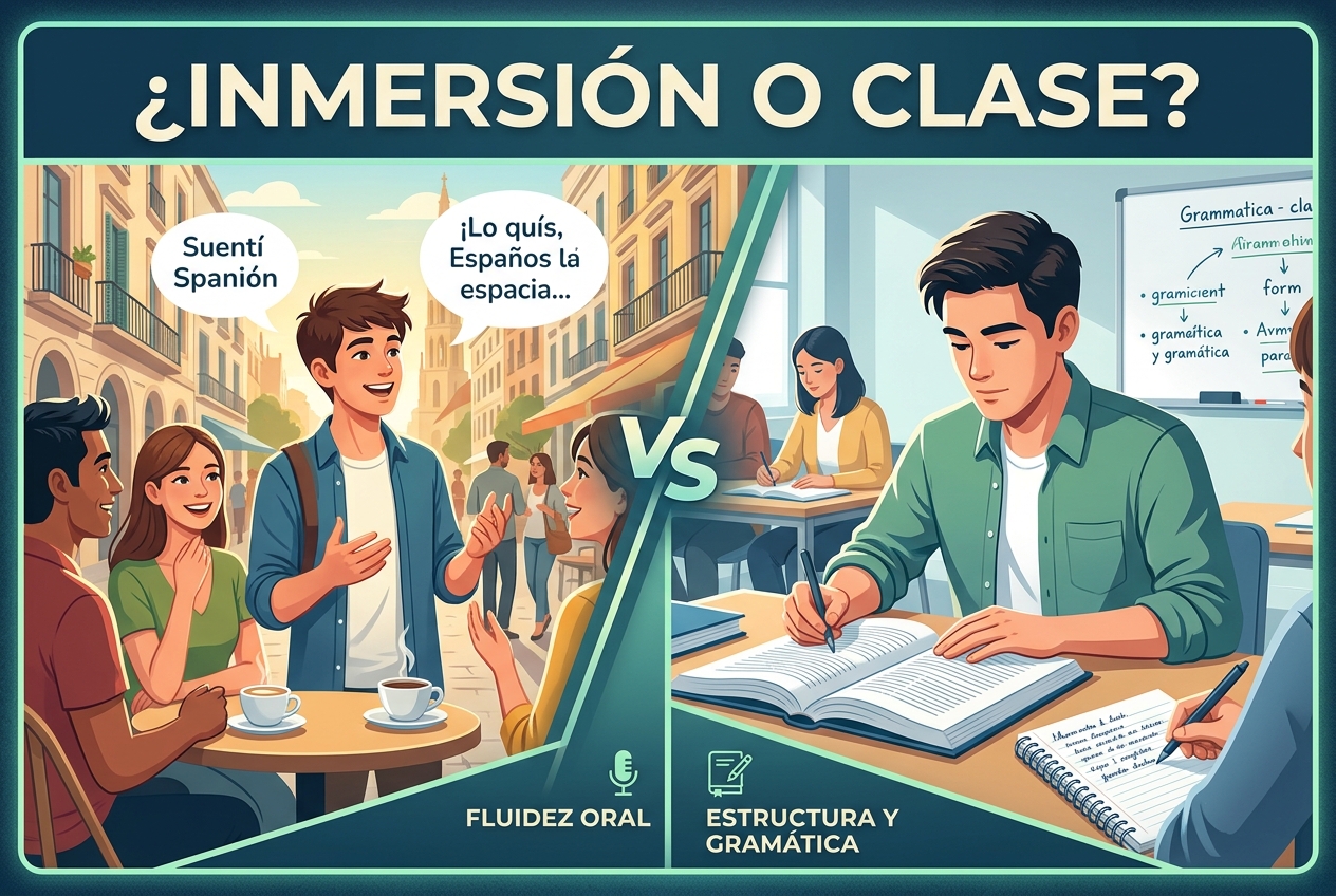 ¿Realmente Supera Mudarse al Extranjero a la Clase para Aprender Idiomas?