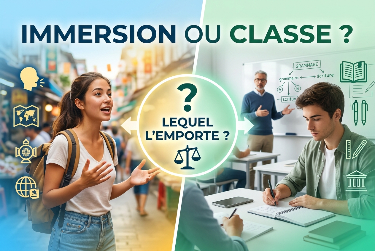 Est-ce que partir à l'étranger surpasse vraiment la classe pour apprendre les langues ?
