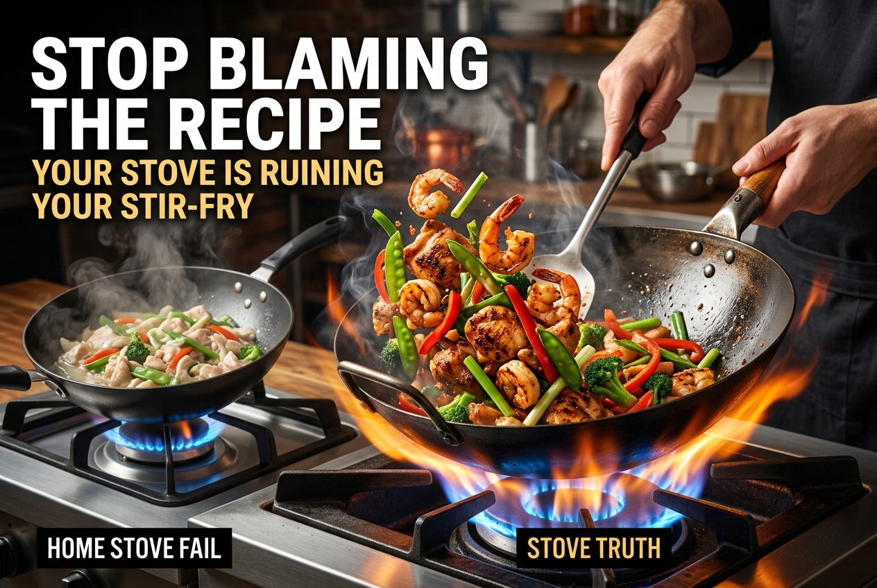 Stop Blaming the Recipe. Your Stove Is Ruining Your Stir-Fry.