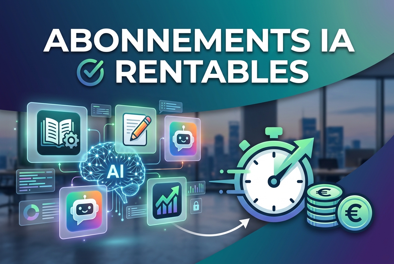 Quelles abonnements IA vous font réellement gagner du temps et de l'argent