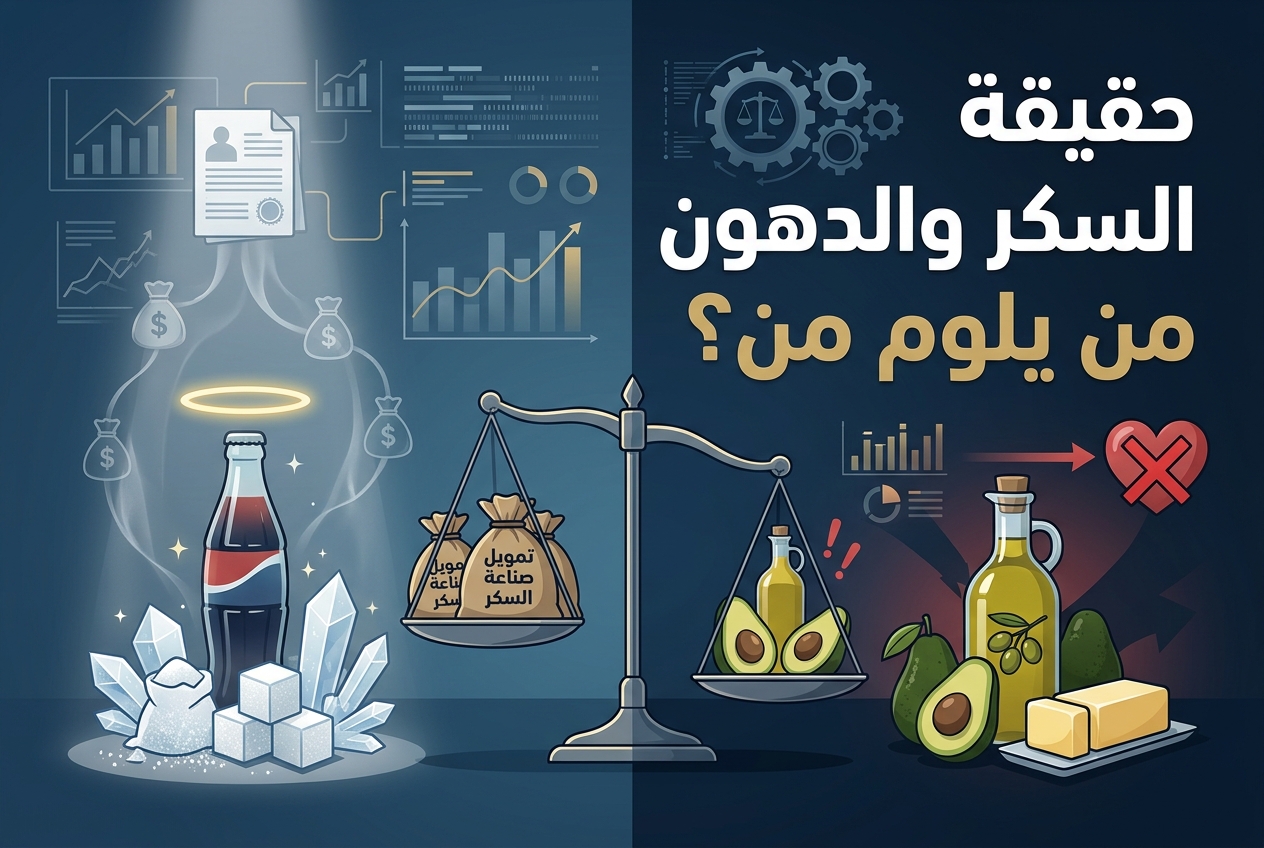 ادعاءات حول كيف جعلنا السكر نلوم الدهون على أمراض القلب
