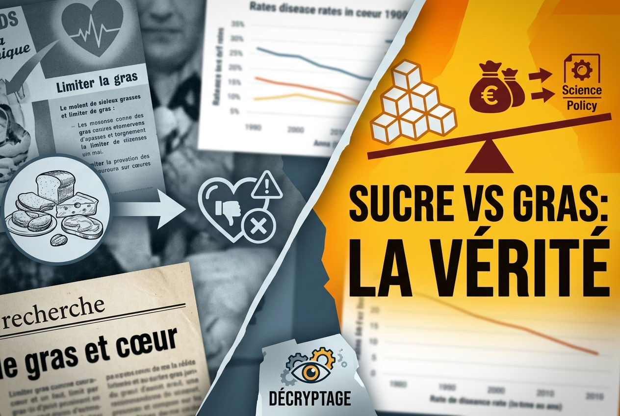 Allégations sur la manière dont le sucre nous a fait blâmer les graisses pour les maladies cardiaques