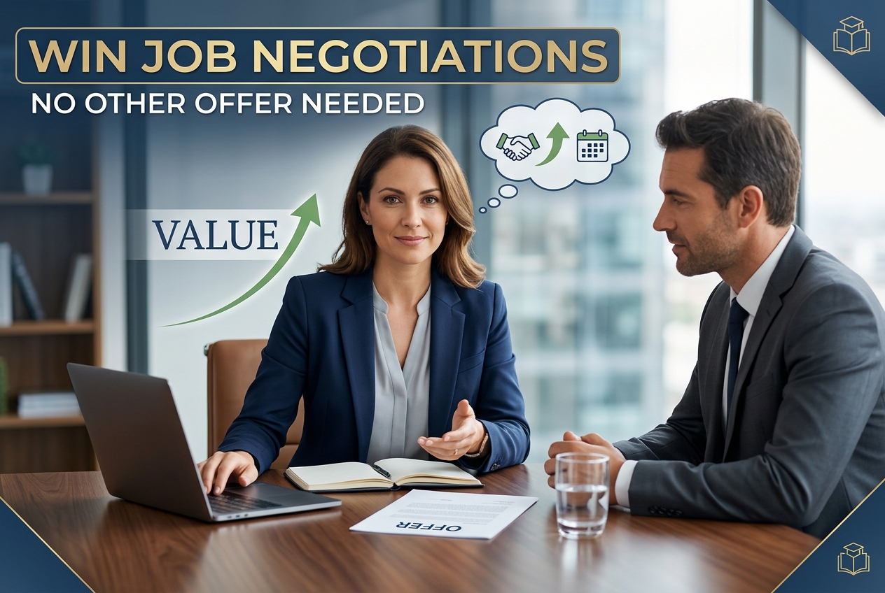 How to Win Job Negotiations Without Another Offer in Hand