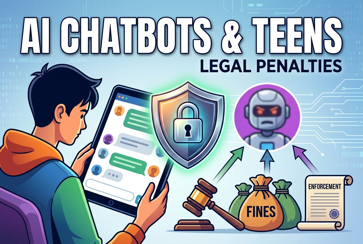 When AI Chatbots Cross the Line What Penalties Protect Teens