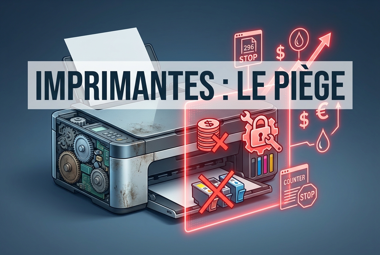 Pourquoi les imprimantes sont conçues pour tomber en panne et vous coûter plus cher