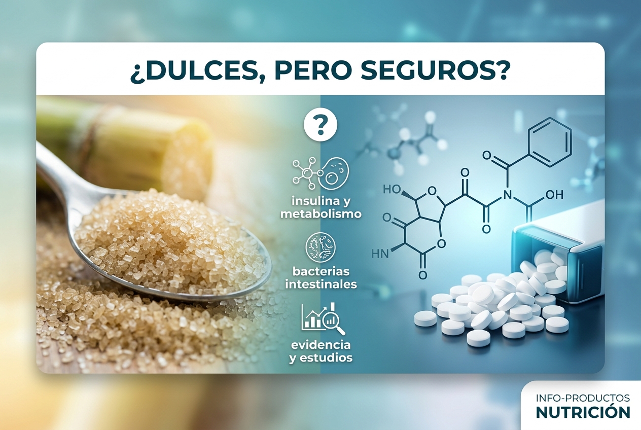Los edulcorantes dietéticos podrían no ser el intercambio más seguro