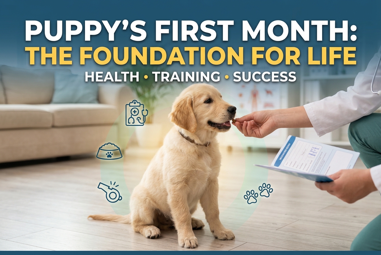 Your Puppy's First Month Sets the Course for Everything After