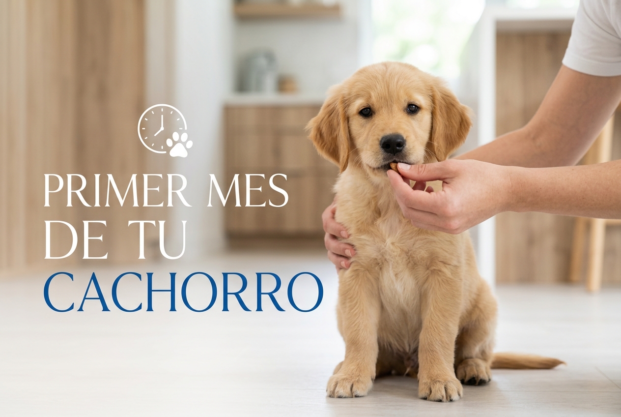 El primer mes de tu cachorro marca el rumbo para todo lo que viene después