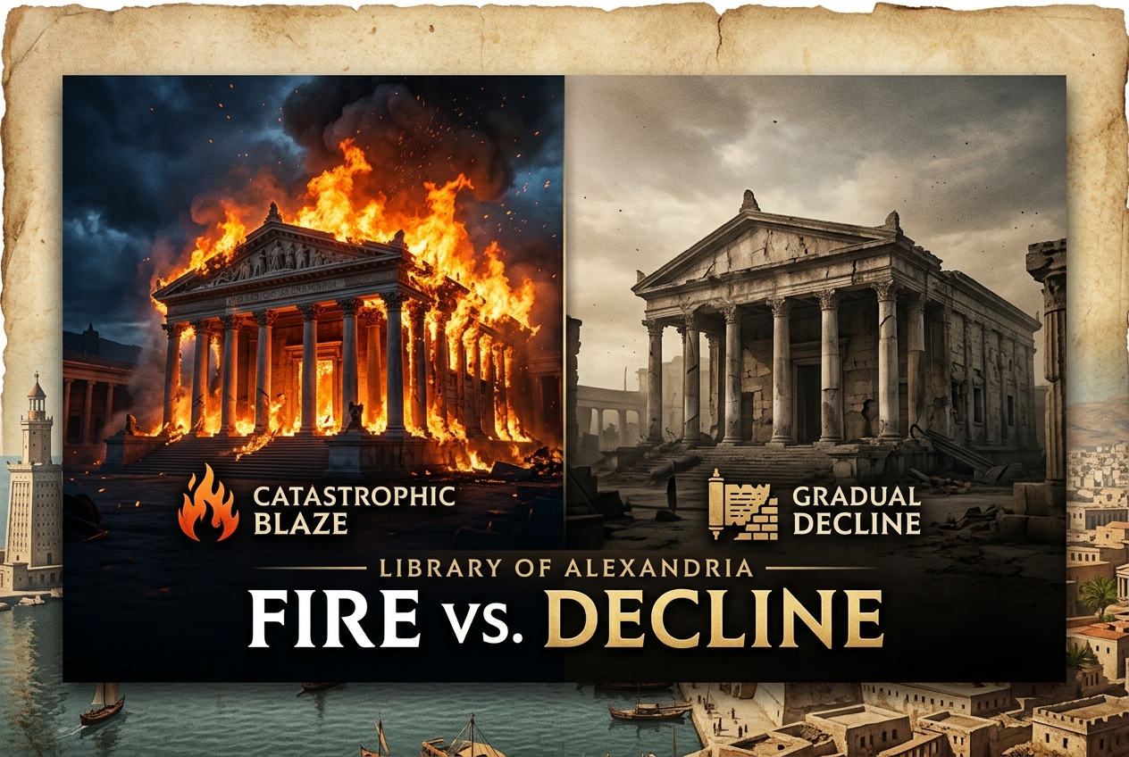 The Library of Alexandria Didn't Burn Down in a Night