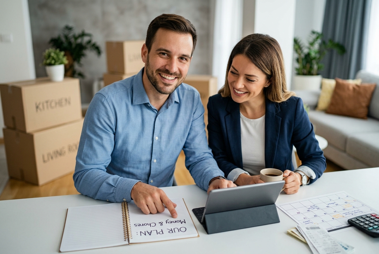 Talk Money and Chores First to Avoid Fighting When Moving In Together