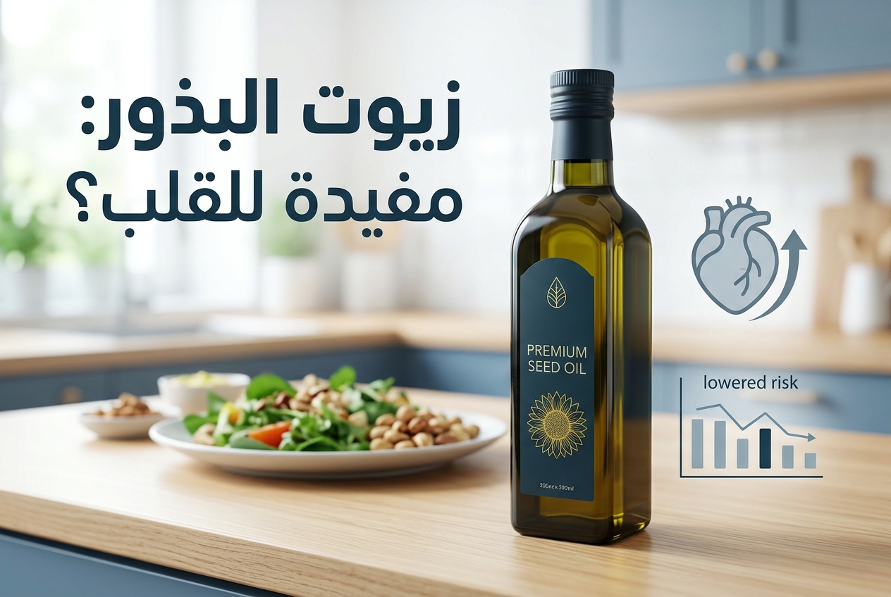 زيوت البذور لا تضر قلبك. قد تساعده