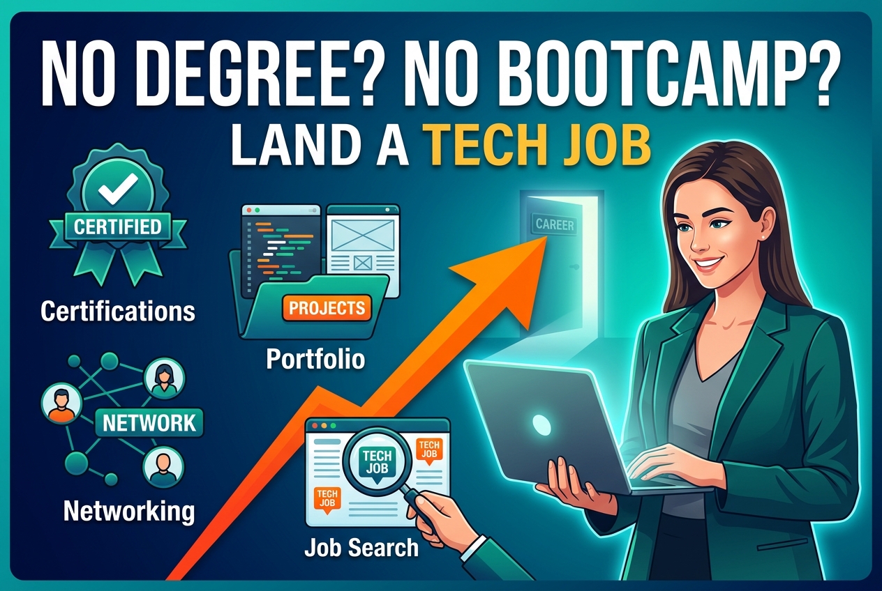 How to Land a Tech Job Without a Degree or Bootcamp