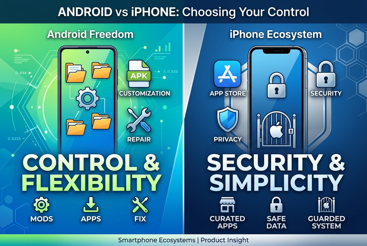 Android Gives You Freedom That iPhone Deliberately Takes Away