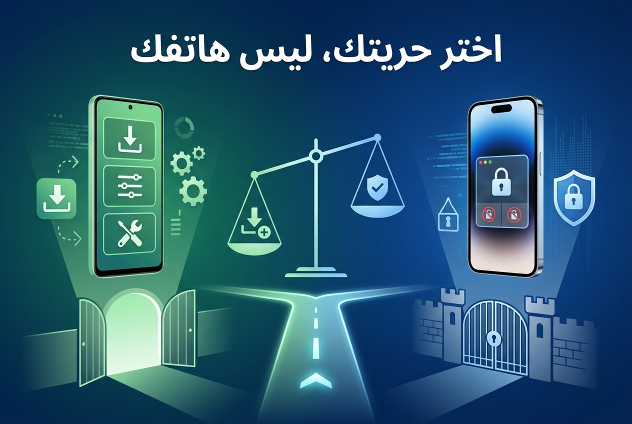 أندرويد يمنحك الحرية التي يأخذها آيفون عن عمد