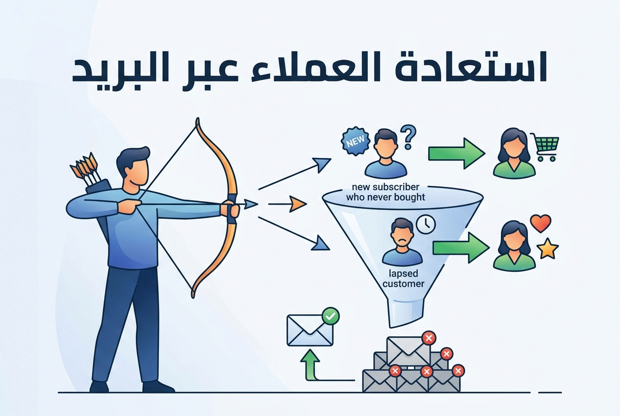 استعادة العملاء الذين تفقدهم رسائل البريد الإلكتروني الخاصة بك