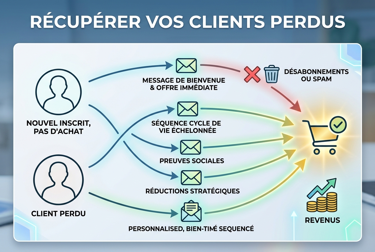 Reconquérir les clients que vos emails perdent