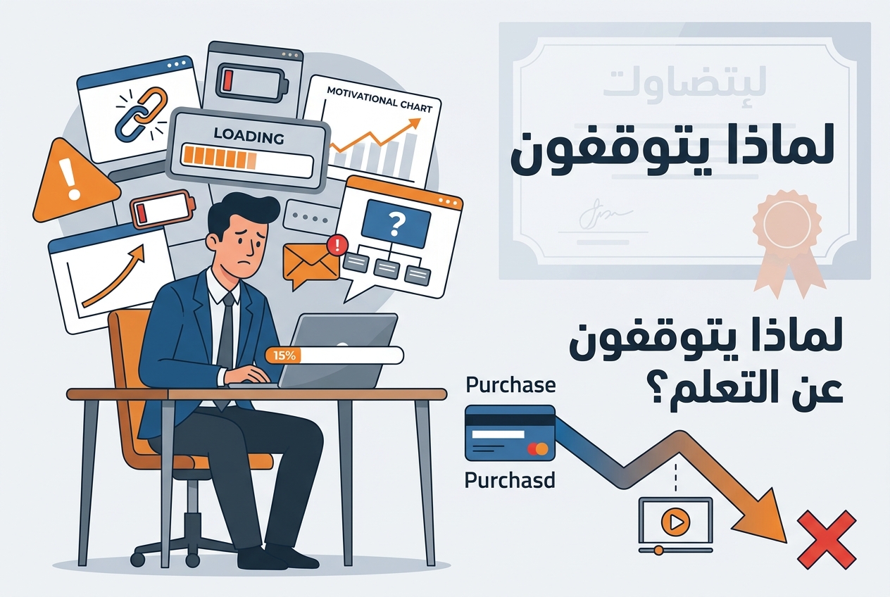 لماذا لا يعني شراء دورة عبر الإنترنت أنك ستكملها؟