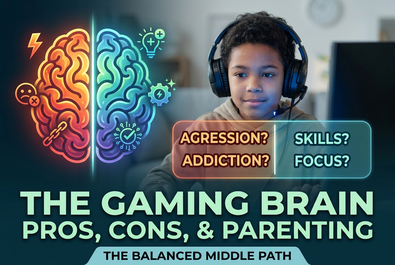 What Gaming Actually Does to Your Kid's Brain