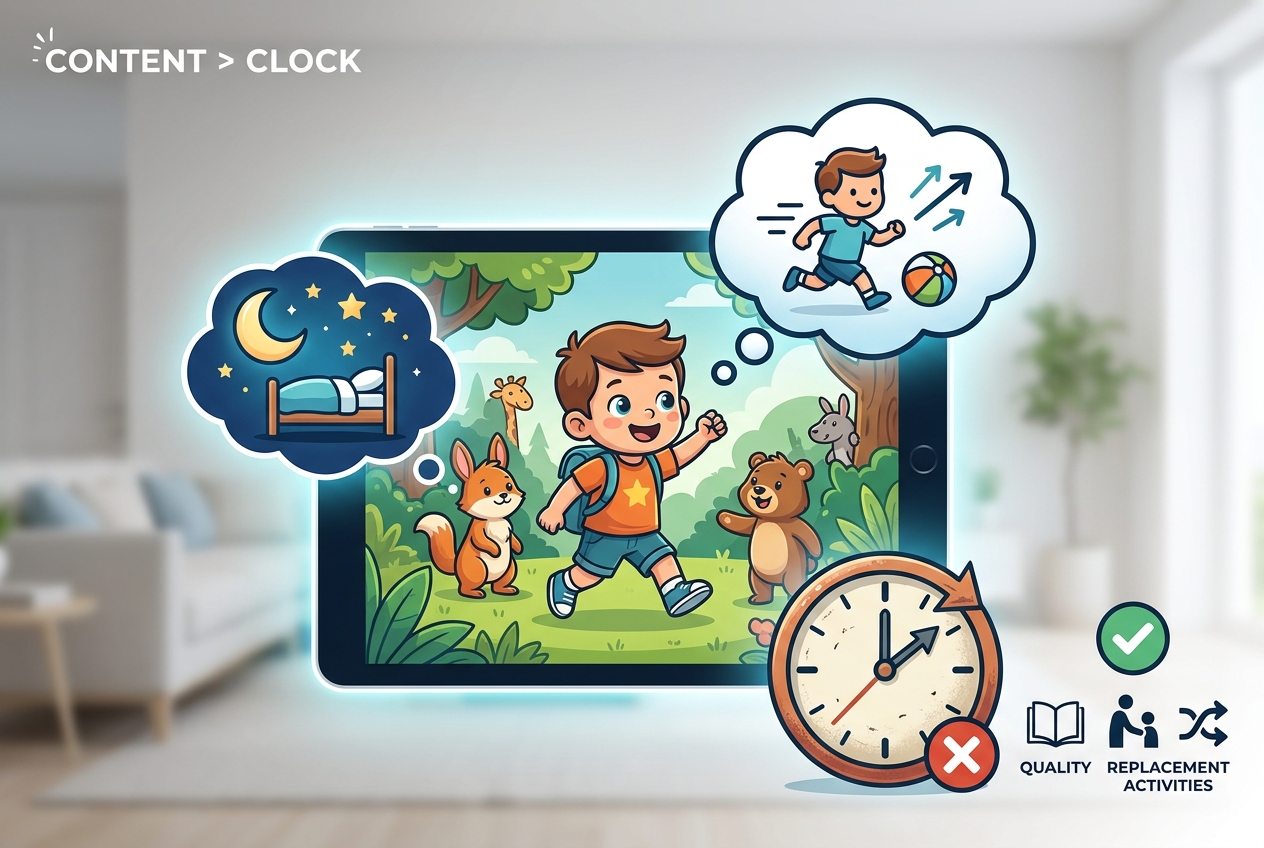 What a Toddler Watches Matters More Than the Timer