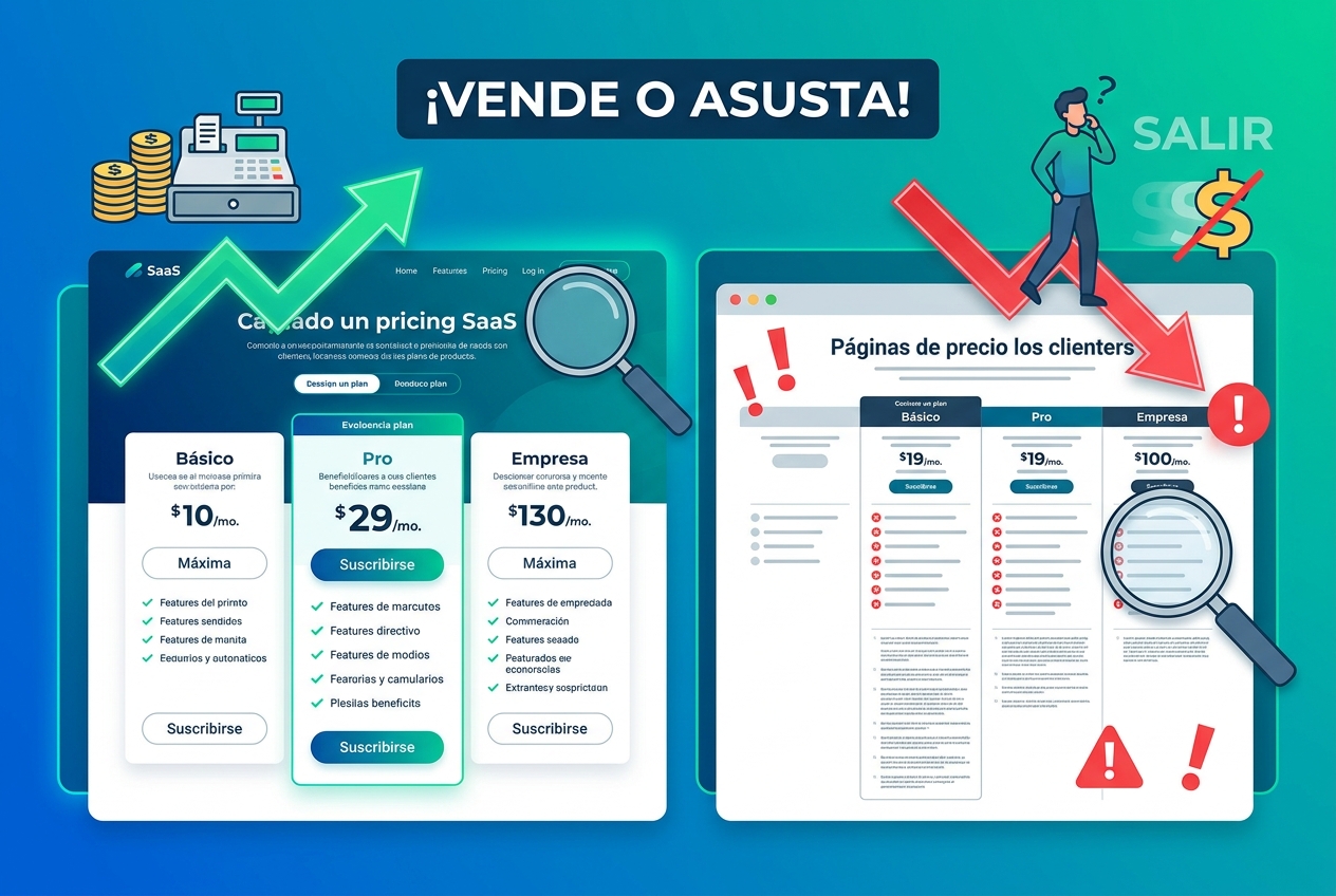 Por qué algunas páginas de precios venden y otras asustan a la gente