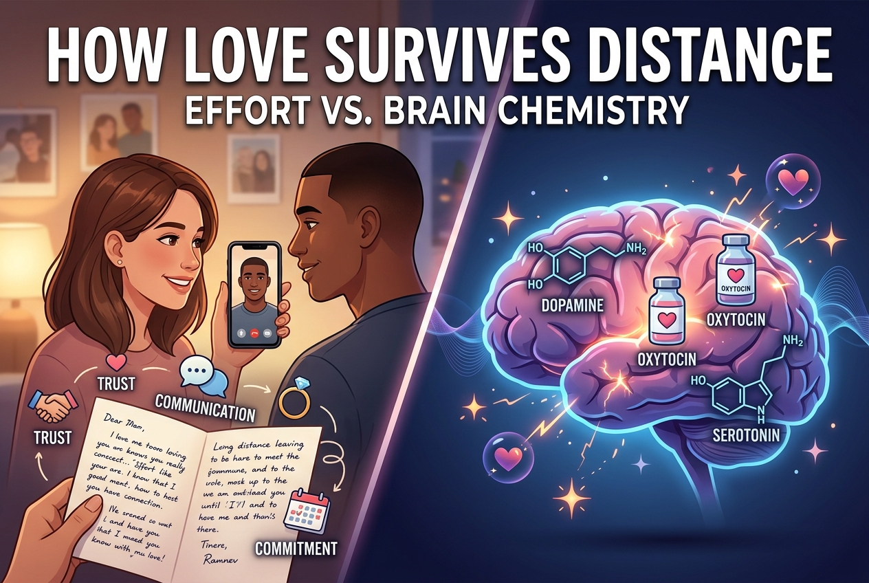 How Love Survives Distance: Effort Versus Brain Chemistry