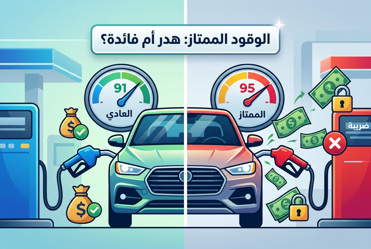 زر الوقود الممتاز الهادئ في المضخة يفرض عليك ضريبة خفية