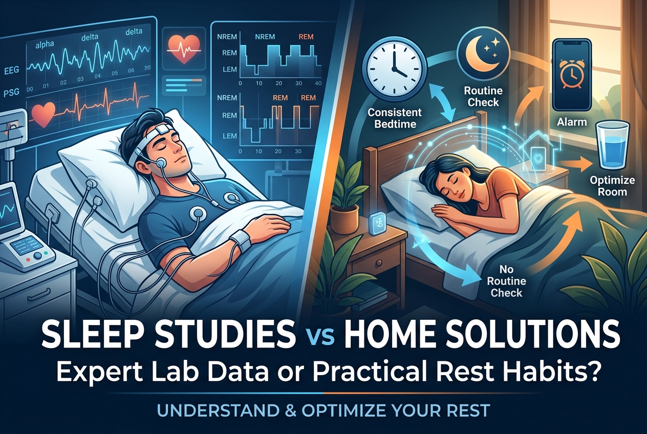 Study Your Sleep in a Lab or Fix It at Home