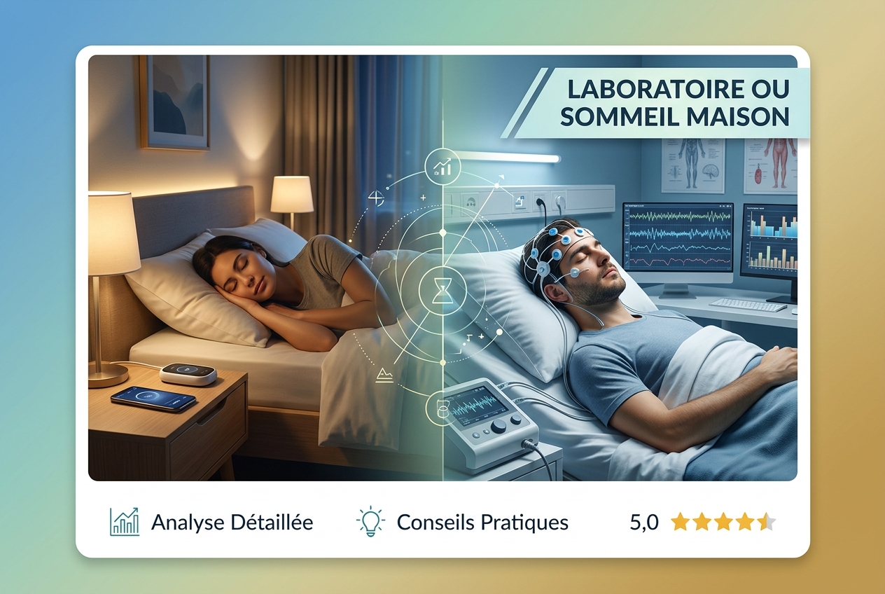 Étudiez votre sommeil en laboratoire ou améliorez-le chez vous