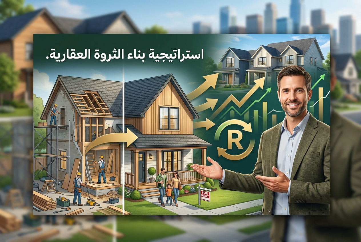 بناء الثروة من خلال المنازل المؤجرة يعني الإصلاح والتأجير وإعادة التمويل بسرعة