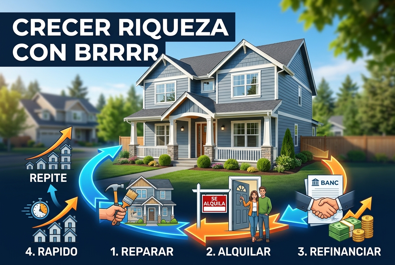 Construir riqueza con casas de alquiler significa reparar, alquilar y refinanciar rápido