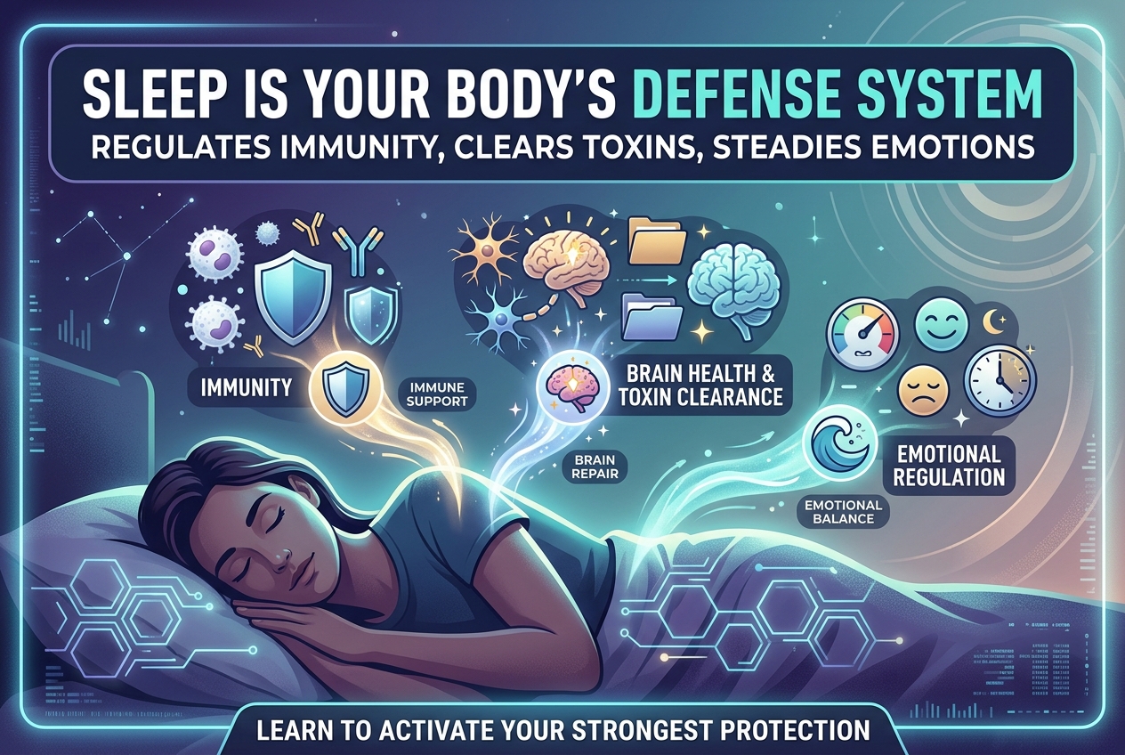 Sleep Is Not Rest, It Is Your Body's Defense System