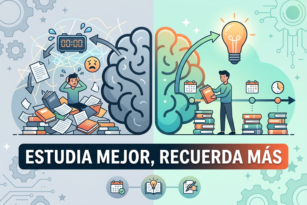 Estudiar Intensamente Parece Productivo. Distribuir el Estudio Realmente Funciona